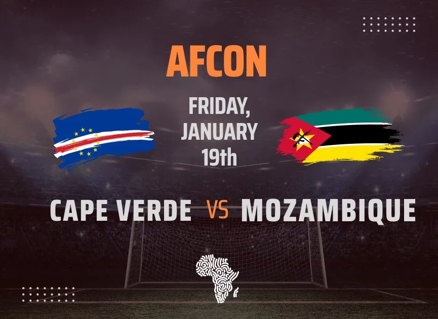 Cape Verde vs Mozambique, AFCON 2023, 19-Jan-2024