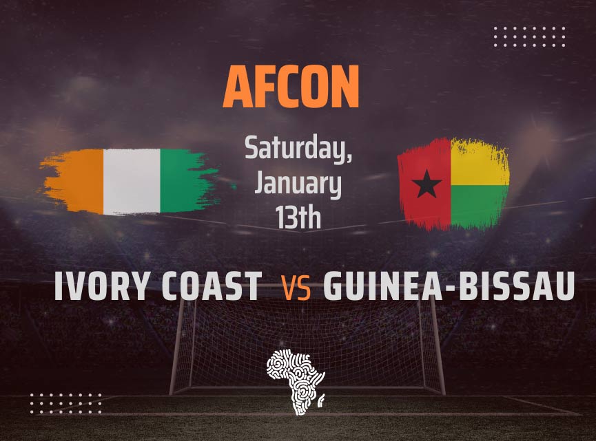 Ivory Coast vs Guinea-bissau – Africa Cup of Nations 2023 , 13-Jan-2024