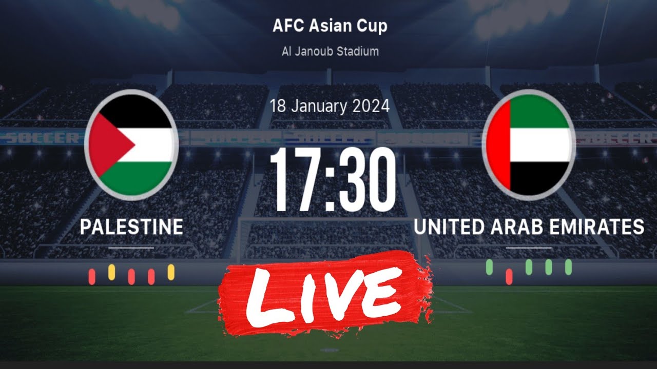 Palestine vs United Arab Emirates, AFC Asian Cup, 18-Jan-2024