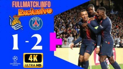 Real Sociedad vs Paris St Germain – UEFA Champions League – Round of 16 (2nd Leg) – 05-Mar-2024 [4k]