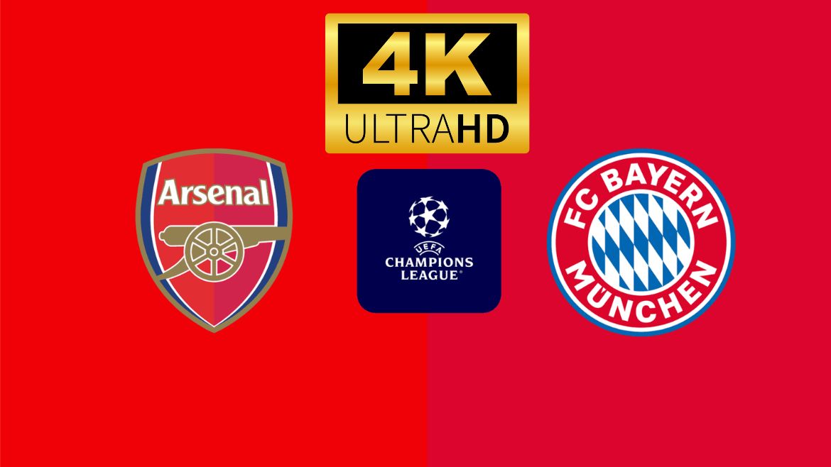 Arsenal vs Bayern Munich – UEFA Champions League – 4k – 09-Apr-2024