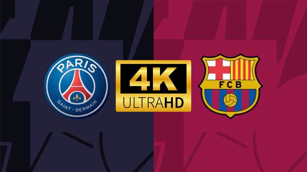 Paris Saint Germain vs Barcelona – UEFA Champions League – 4k – 10-Apr-2024