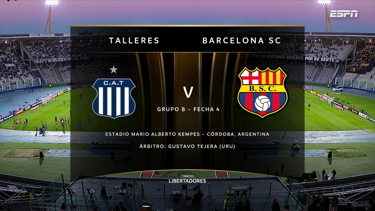 Talleres Córdoba  vs Barcelona SC   – Copa Libertadores – 08-May-2024